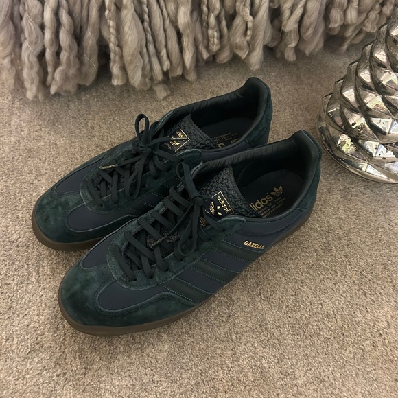 Adidas Gazelle Indoor Shadow Sneaker - Green Gum - Size Men’s 11 - Picture 5 of 13